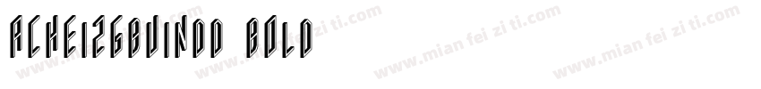ACHei2GBUindd Bold字体转换